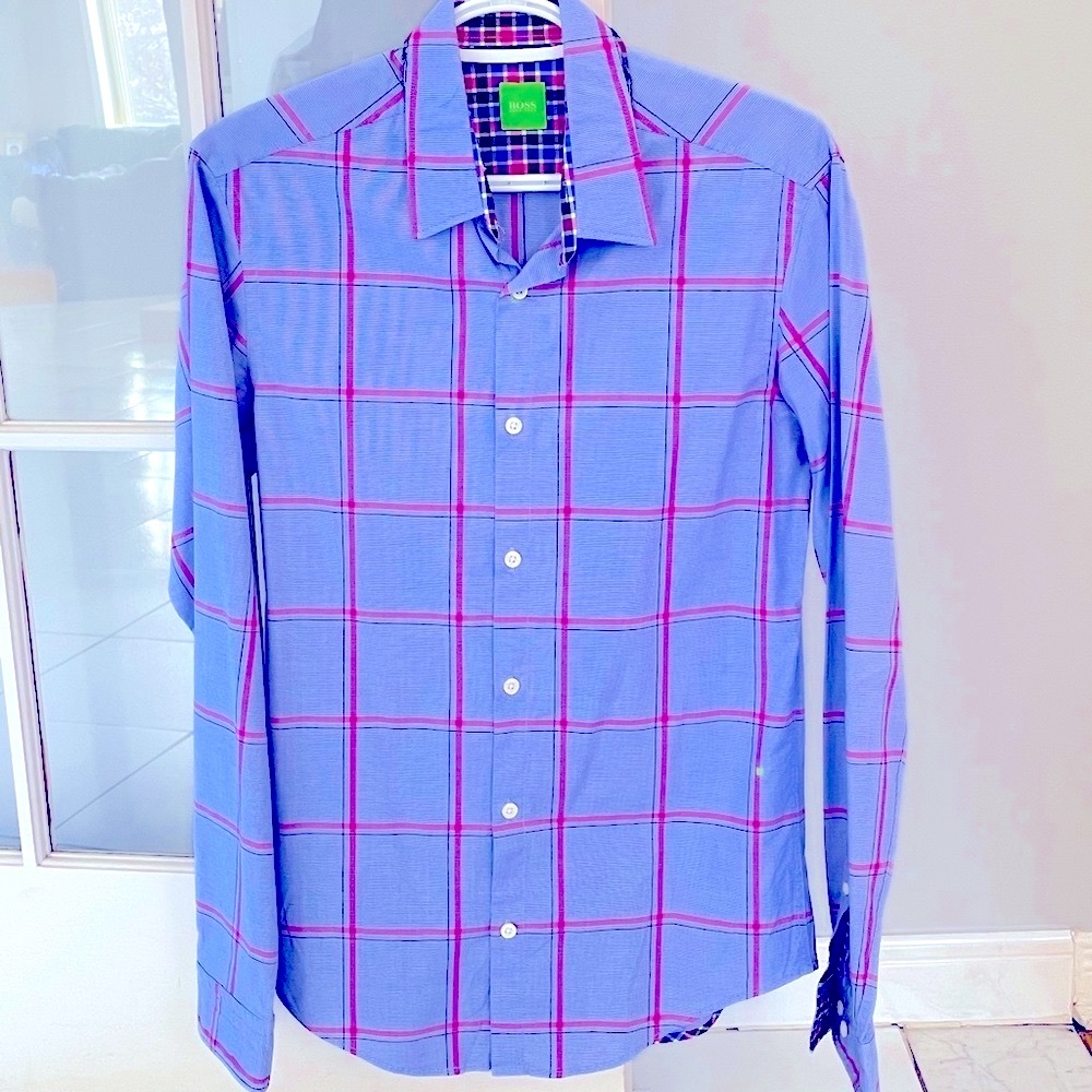 • Boss long sleeve dress shirt